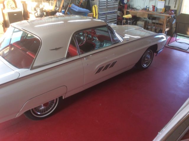 1963 White Ford Thunderbird