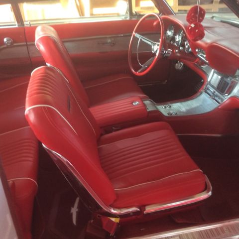 1963 White Ford Thunderbird