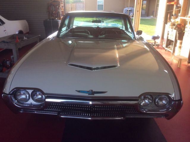 1963 White Ford Thunderbird