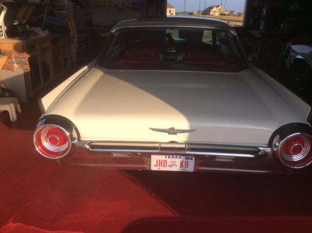 1963 White Ford Thunderbird