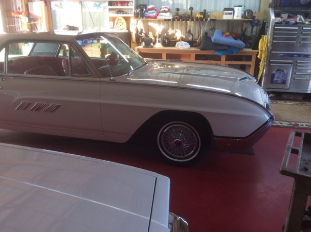 1963 White Ford Thunderbird