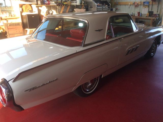 1963 White Ford Thunderbird