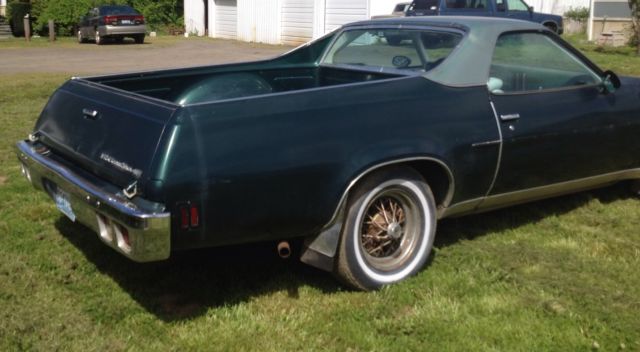 1977 Green Chevrolet El Camino Pickup