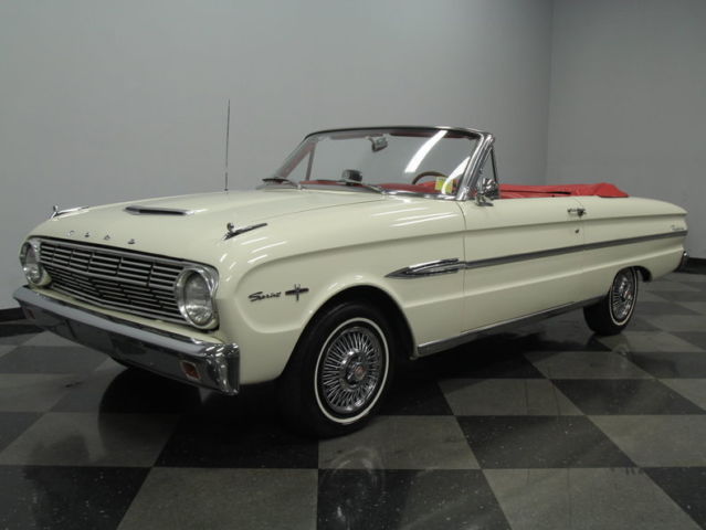 1963 White Ford Falcon Convertible