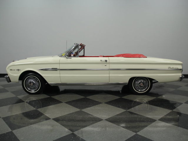 1963 White Ford Falcon Convertible