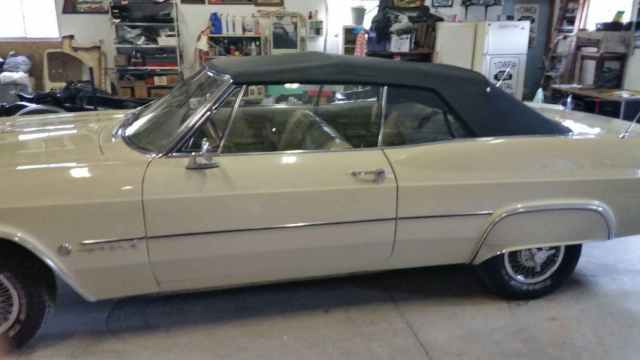 1965 Tan Chevrolet Impala Convertible