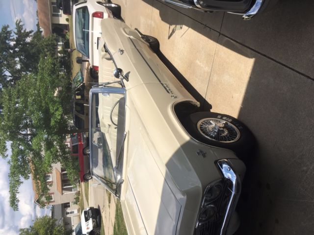 1965 Tan Chevrolet Impala Convertible