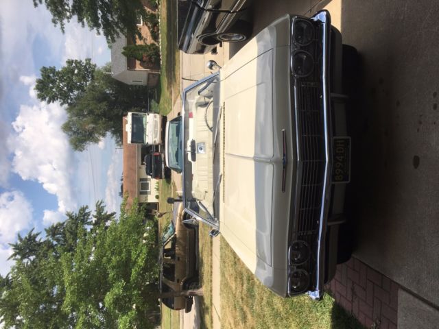 1965 Tan Chevrolet Impala Convertible