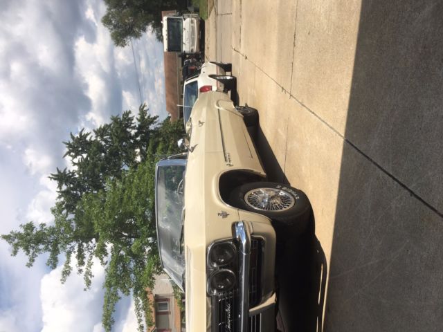 1965 Tan Chevrolet Impala Convertible