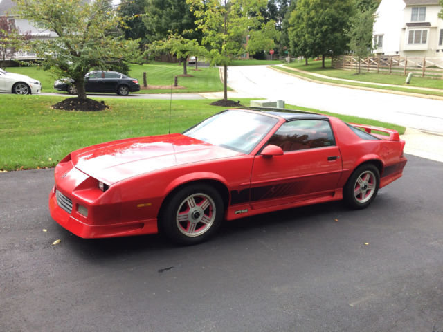 1991 Red Chevrolet Camaro Coupe