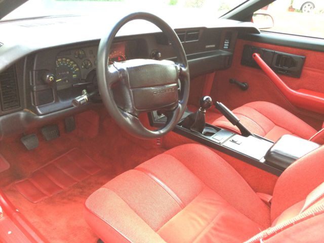 1991 Red Chevrolet Camaro Coupe