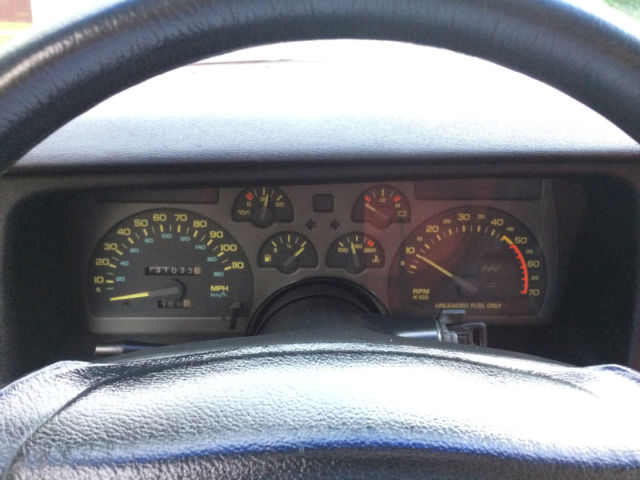 1991 Red Chevrolet Camaro Coupe