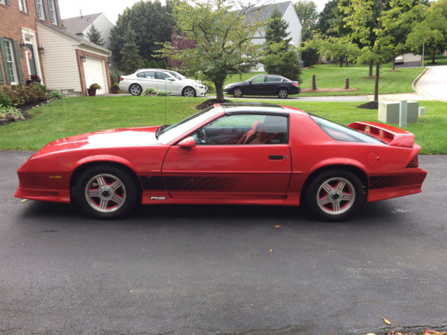 1991 Red Chevrolet Camaro Coupe