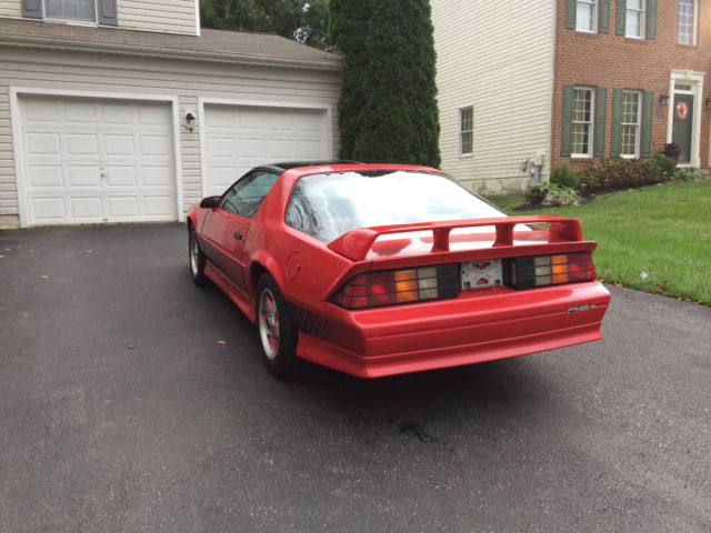 1991 Red Chevrolet Camaro Coupe