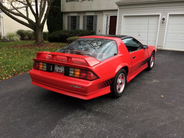 1991 Red Chevrolet Camaro Coupe