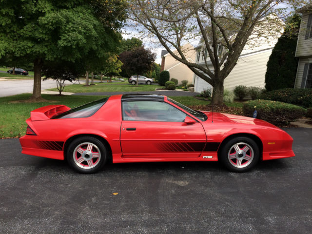 1991 Red Chevrolet Camaro Coupe