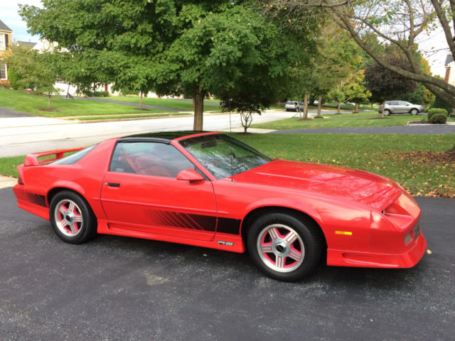 1991 Red Chevrolet Camaro Coupe