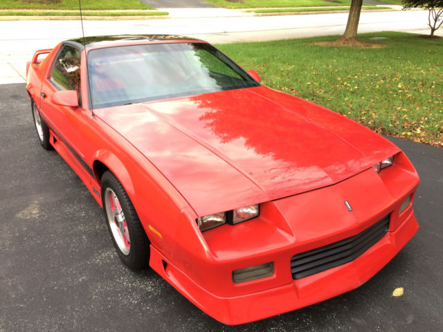 1991 Red Chevrolet Camaro Coupe