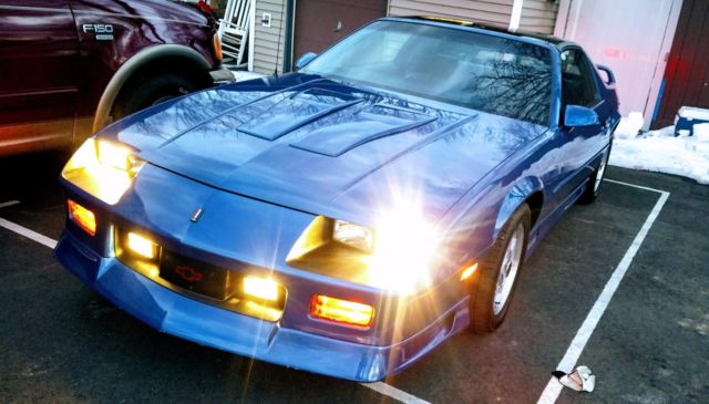 1991 Blue Chevrolet Camaro