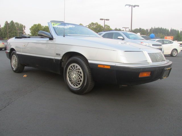1989 Silver Chrysler LeBaron Convertible
