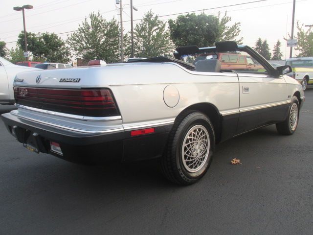 1989 Silver Chrysler LeBaron Convertible