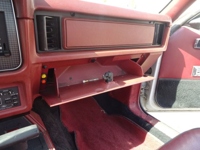 1984 White Ford Mustang Convertible