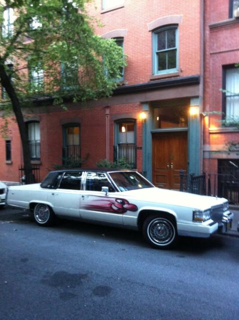 1991 White Cadillac Brougham