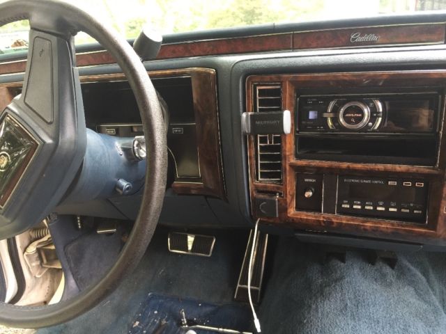 1991 White Cadillac Brougham