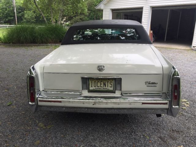 1991 White Cadillac Brougham
