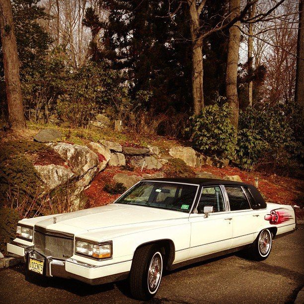 1991 White Cadillac Brougham