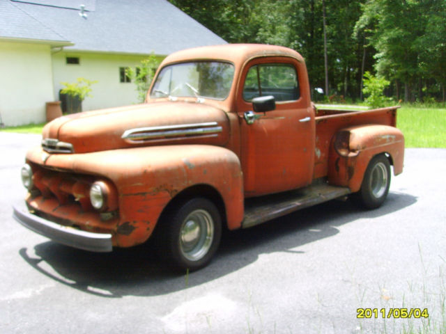 19510000 Red Ford Other Pickups Standard Cab Pickup