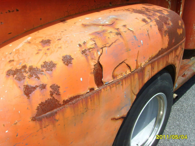 19510000 Red Ford Other Pickups Standard Cab Pickup