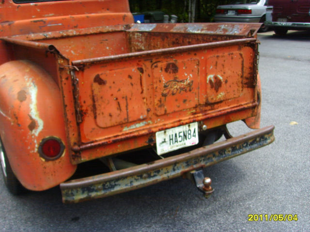 19510000 Red Ford Other Pickups Standard Cab Pickup