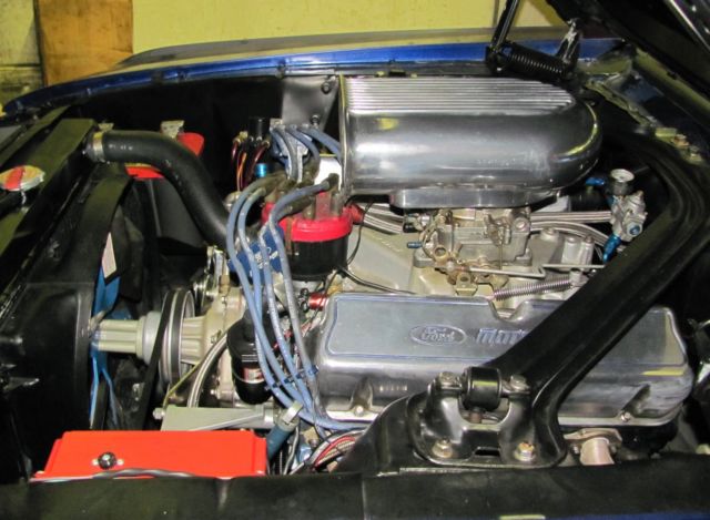 1967 Blue Ford Mustang