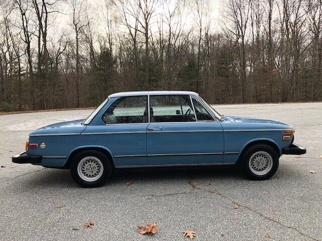 1976 Blue BMW 2002 Coupe
