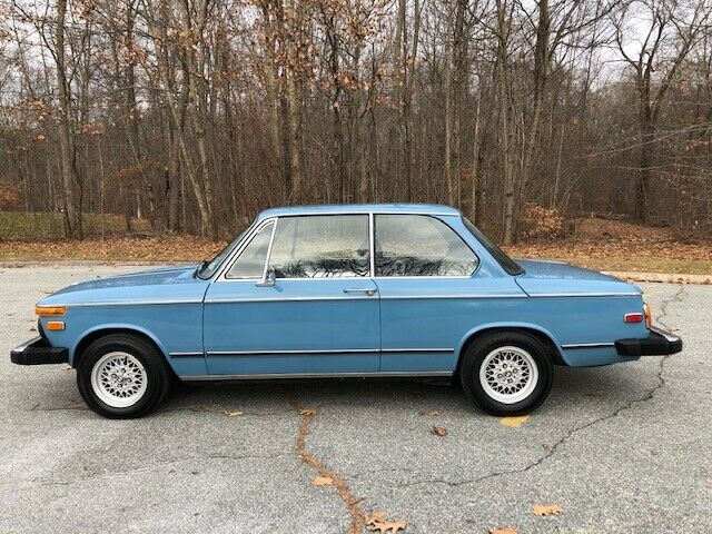 1976 Blue BMW 2002 Coupe
