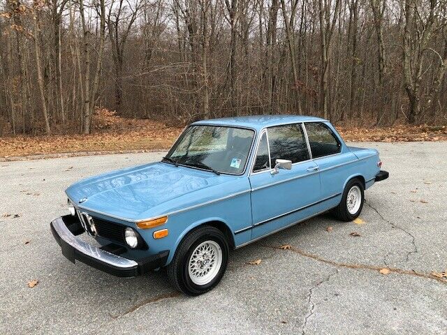 1976 Blue BMW 2002 Coupe
