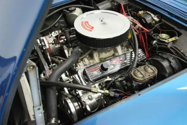 1969 Blue Chevrolet Corvette Convertible