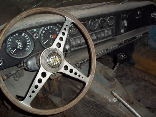 1970 Gray Jaguar E-Type Coupe