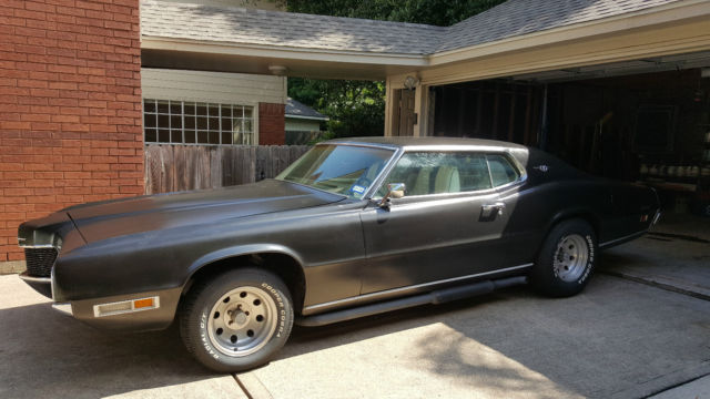 1970 Black Ford Thunderbird 2 door coupe