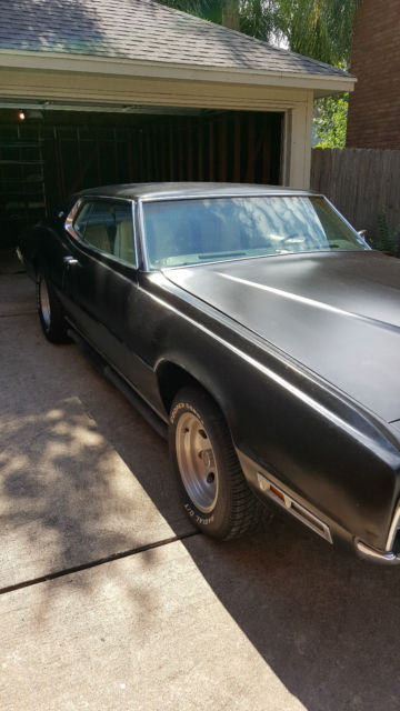 1970 Black Ford Thunderbird 2 door coupe