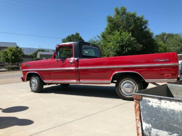 1969 Red Ford F-100