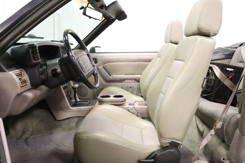 1991 White Ford Mustang Convertible