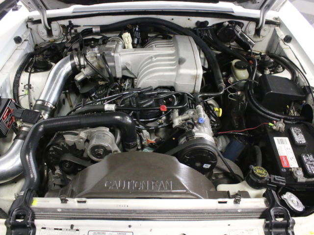 1991 White Ford Mustang Convertible