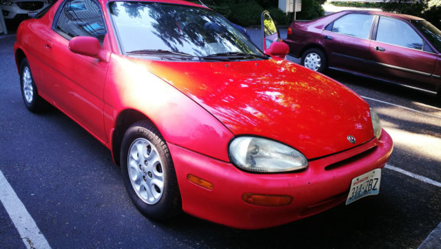 1993 Red Mazda MX-3 Hatchback