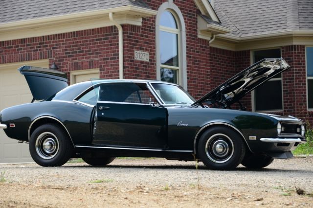 1968 Deep Green Chevrolet Camaro coupe