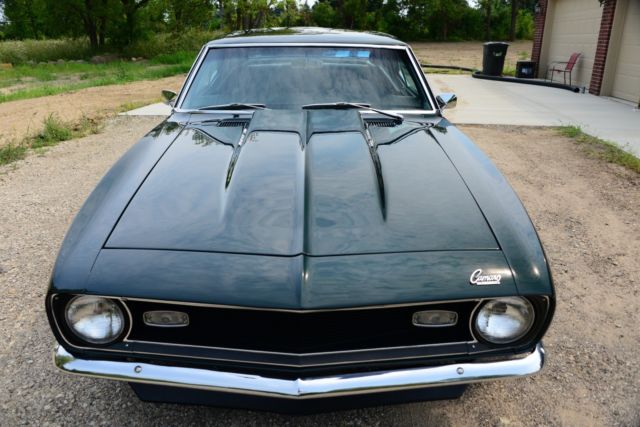 1968 Deep Green Chevrolet Camaro coupe