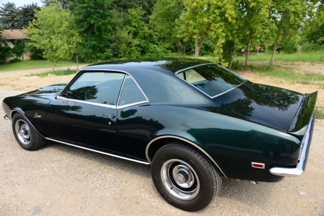 1968 Deep Green Chevrolet Camaro coupe