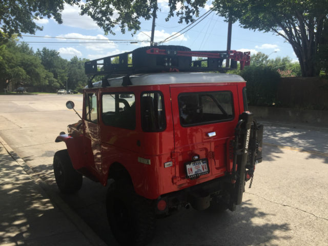 1969 Red Toyota Land Cruiser