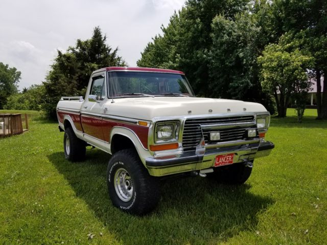 1978 Red Ford F-150 Pickup (Truck)